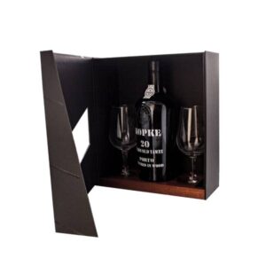 Porto Kopke Tawny 20 years old with 2 glasses
