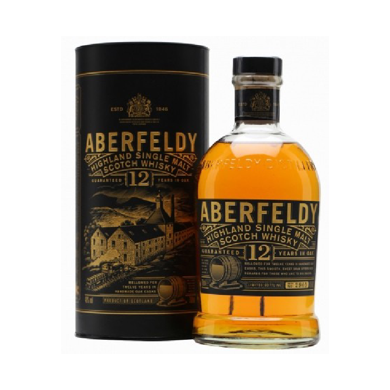 Aberfeldy Whisky 12 Jahre Single Malt 70cl
