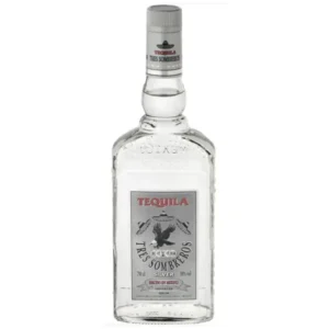 Tequila 3 Sombreros Silver 70cl