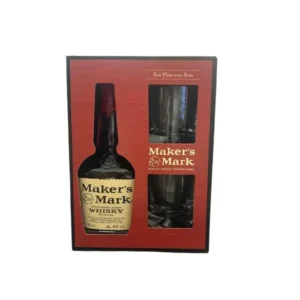 Whisky Bourbon Maker's Mark 70cl Com Copos