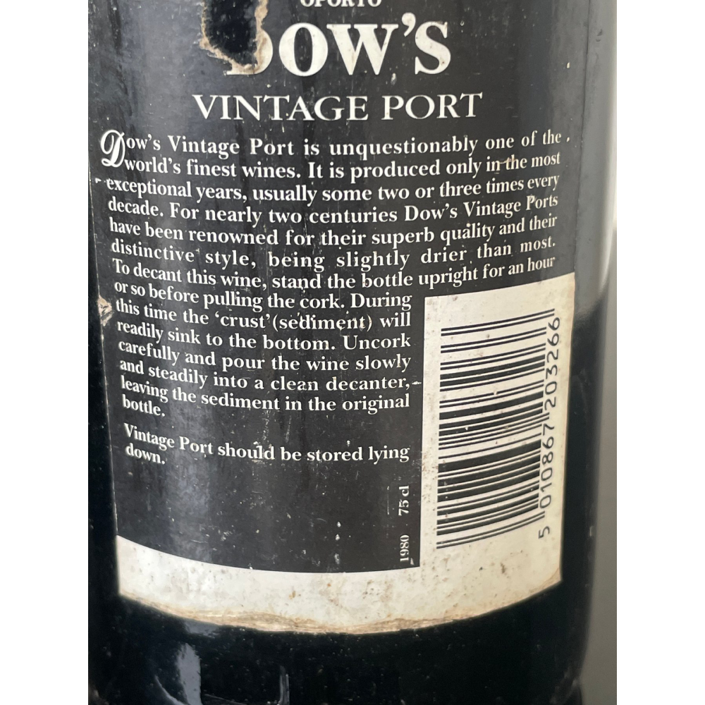 Porto Dow's Vintage 1980 75cl - Image 3